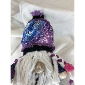 Gnomes Handmade Plush Purple Galaxy  9in Tall Gift Collection Decoration Piece